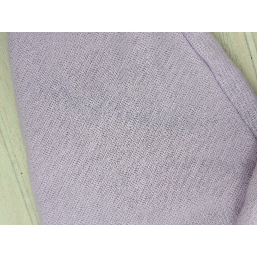 Sears USA made Acrylic newborn baby girl vintage purple hoodie sweatpants set - Picture 8 of 9